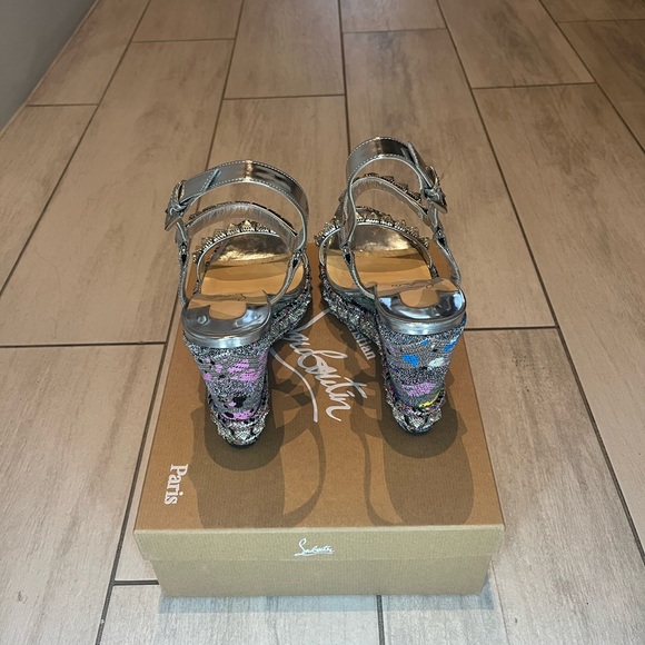 Christian Louboutin pira ryad 110 wedge heels (size 40) - Picture 2 of 9